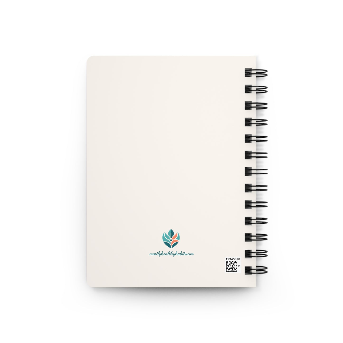 Fueled by Tea & Tenacity™ Spiral Journal, Daily Planner, Gratitude & Self-Care Notebook