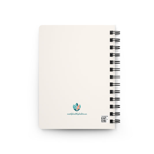 Fueled by Tea & Tenacity™ Spiral Journal, Daily Planner, Gratitude & Self-Care Notebook