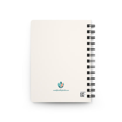 Fueled by Tea & Tenacity™ Spiral Journal, Daily Planner, Gratitude & Self-Care Notebook