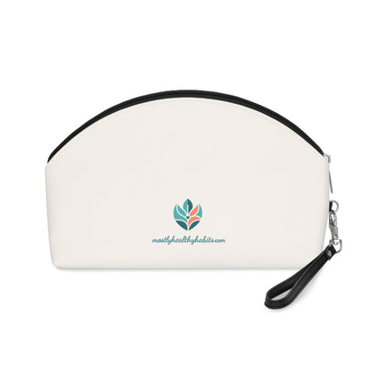 Fueled by Tea & Tenacity Makeup Bag, Travel Cosmetic Case, Makeup Organizer, Gift for Her
